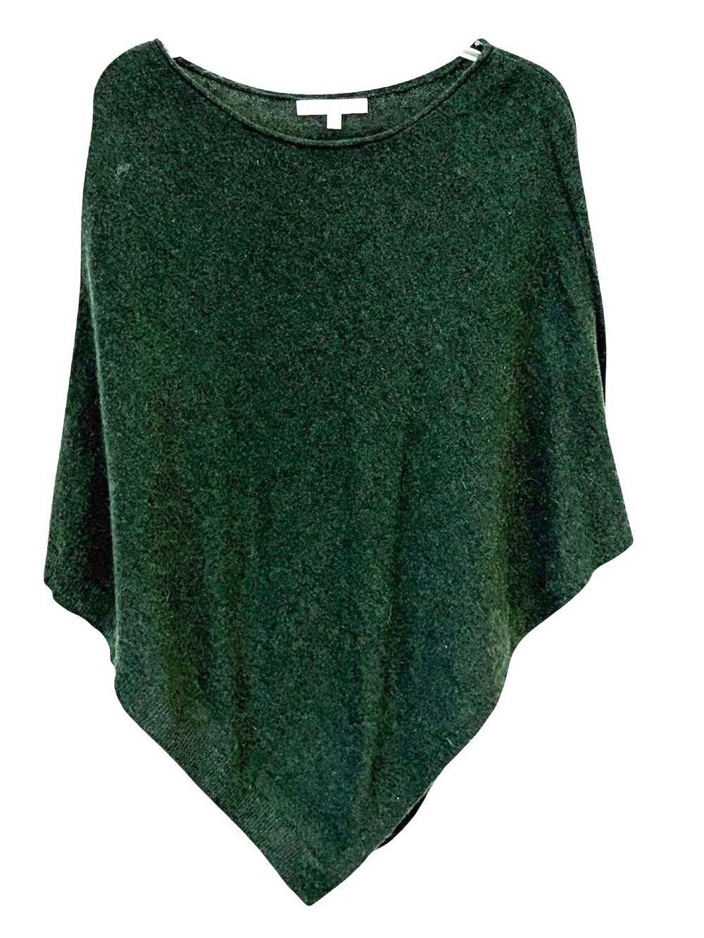 Forest Green Cashmere Poncho